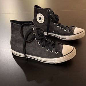 Converse Black and White High-Top Sneakers